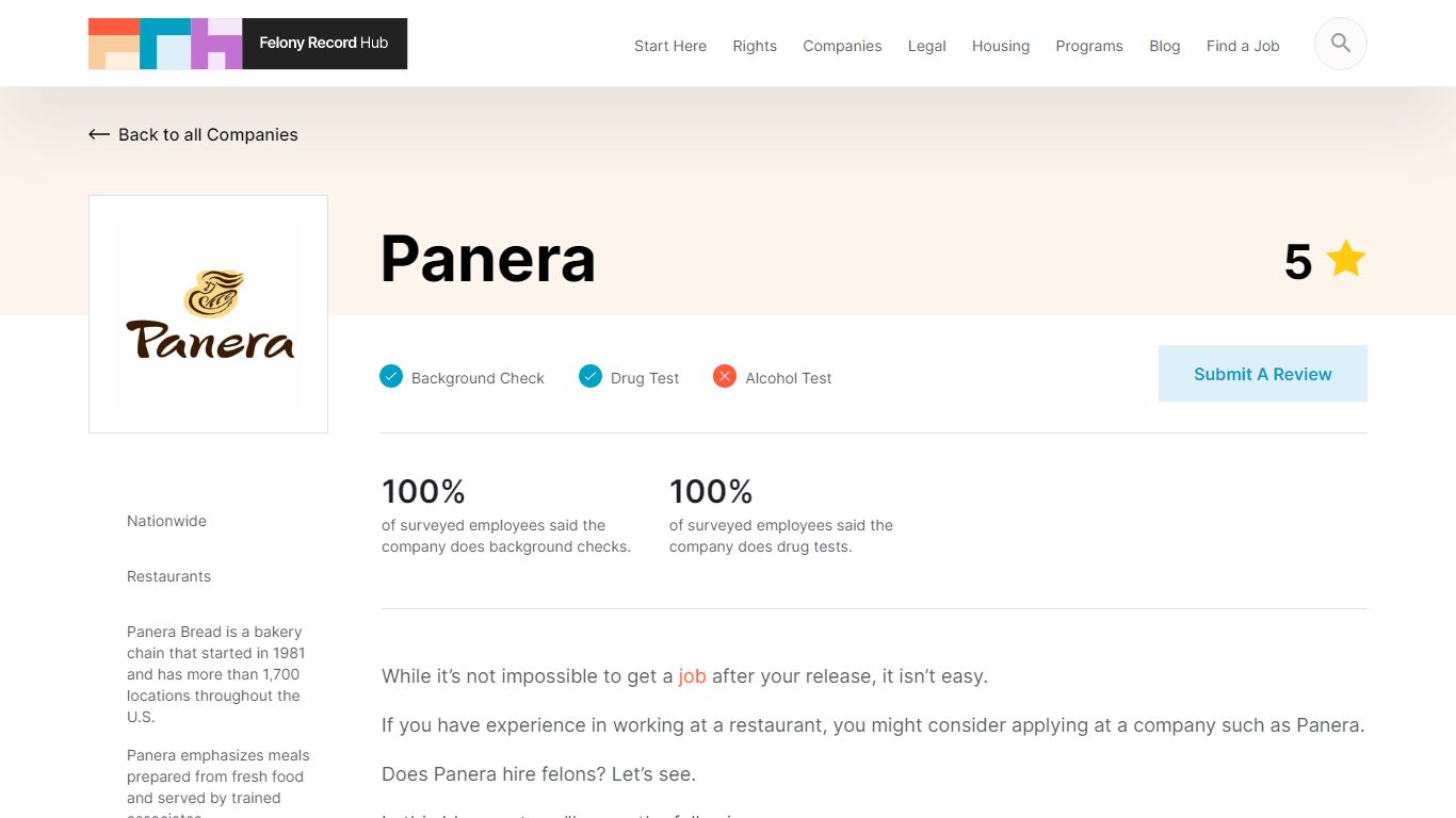 Does Panera Hire Felons In 2023? | Felony Record Hub